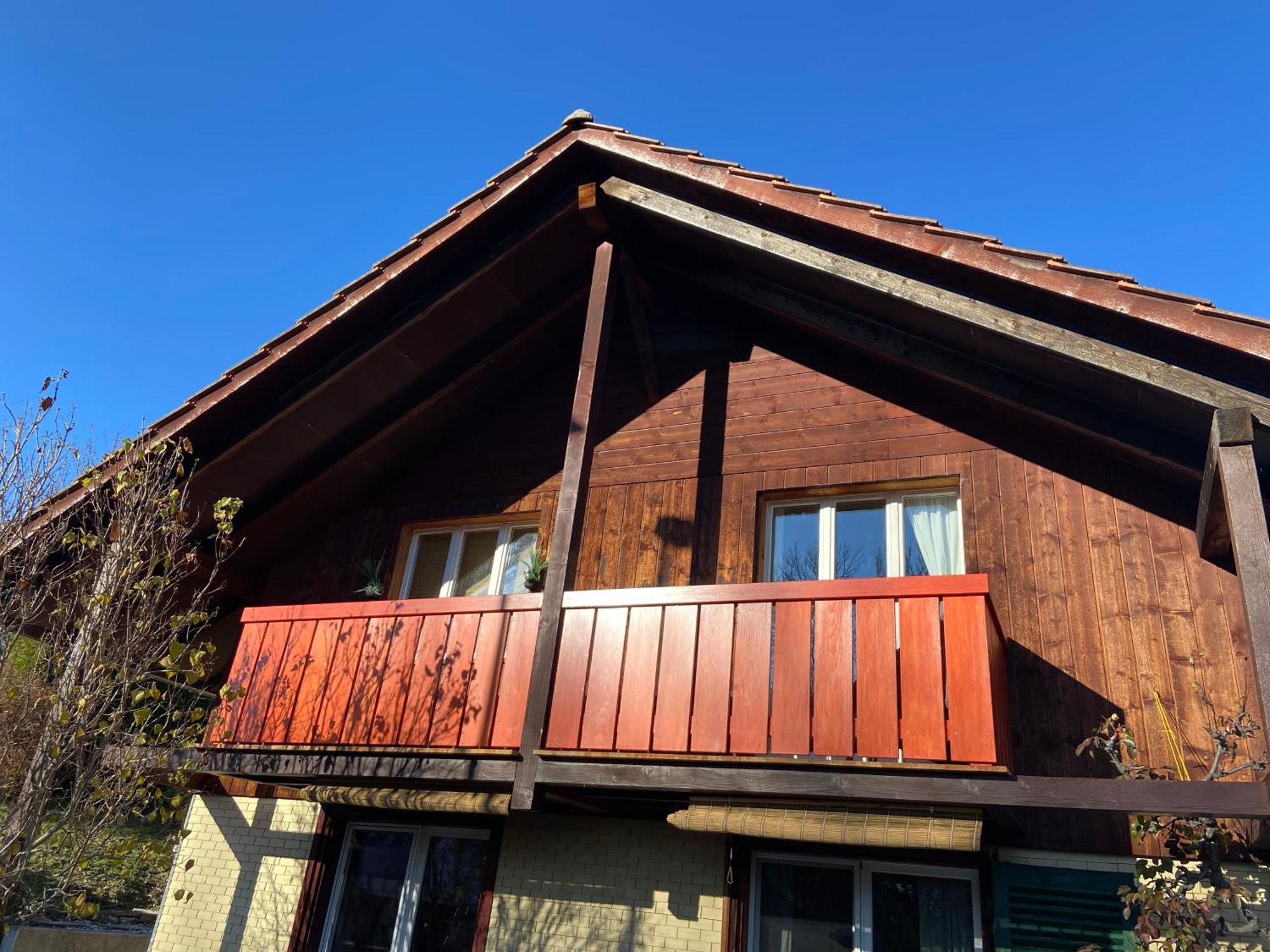 Naturnahe Familienwohnung Ruschegg المظهر الخارجي الصورة